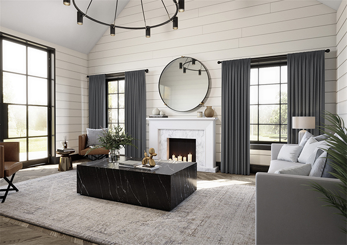 Stockholm, Anthracite - Made to Measure Curtains - Image 7